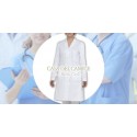  Offerta vendita online camice medico donna cotone bianco marca Giblor\\\'s