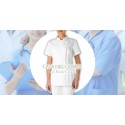  Promozione vendita online casacca bianca colorata manica corta da donna marca Giblor\\\'s